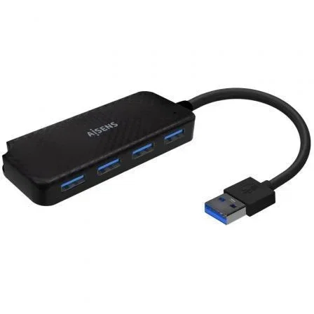 Aisens Hub USB 3.0 A106-0713 4 Puertos Negro 15cm Aisens Hub USB 3.0 A106-0713 4 Puertos Negro 15cm